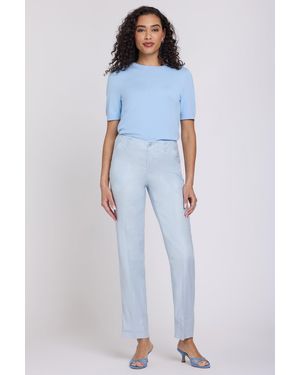NYDJ Marilyn Straight Pants In Blue Clover - Natural