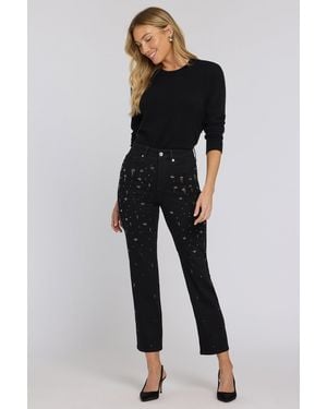 NYDJ Marilyn Straight Jeans - Black