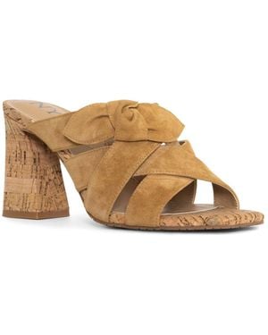 NYDJ Loreri Mule Sandals In Cognac - Multicolor