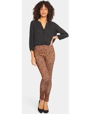 NYDJ Modern Legging Pants In Caramel Cat - Black
