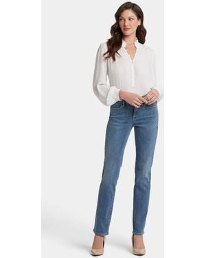 NYDJ Marilyn Straight Jeans - Blue