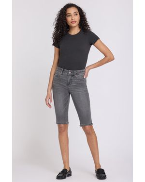 NYDJ Sophie Bike Capri Jeans In Dusty Ash - Blue