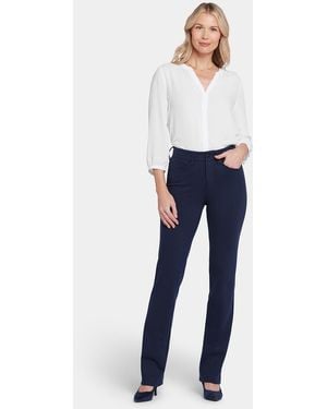 NYDJ Marilyn Straight Pants - Blue
