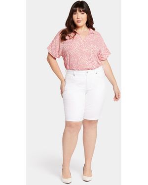 NYDJ Briella 11 Inch Shorts - Pink