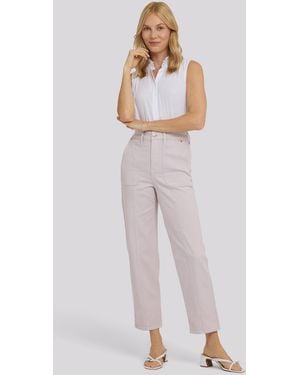NYDJ Kasey Stovepipe Ankle Jeans In Rock Flower - Gray