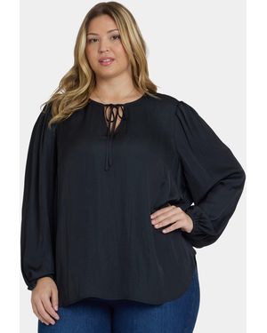 NYDJ Elsie Blouse - Blue