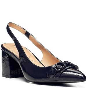 NYDJ Sanya Slingback Heels In Navy - Blue