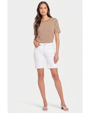NYDJ Ella Shorts In Optic White