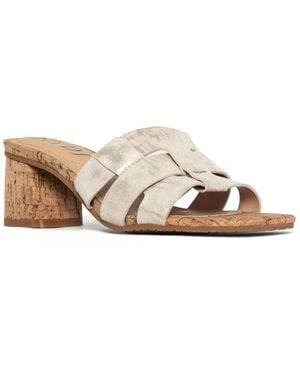 NYDJ Gloriana Mule Sandals In Pewter - Multicolor
