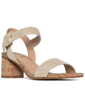 NYDJ Gaiana High Heel Sandals In Gold - Metallic