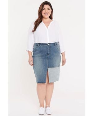 NYDJ Midi Skirt - Blue