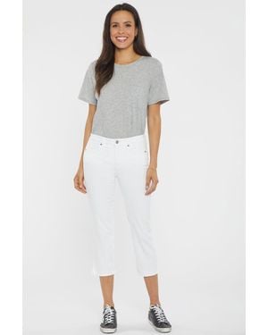 NYDJ Chloe Capri Jeans In Optic White