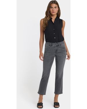 NYDJ Marilyn Straight Ankle Jeans In Dusty Ash - Blue