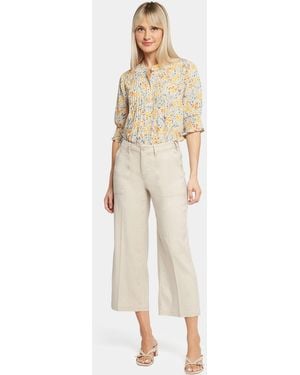 NYDJ Wide Leg Cargo Capri Pants - Multicolor