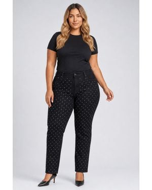 NYDJ Sheri Slim Straight Jeans - Blue