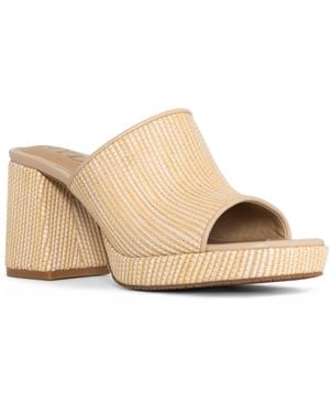NYDJ Dewi Platform Sandals In Natural