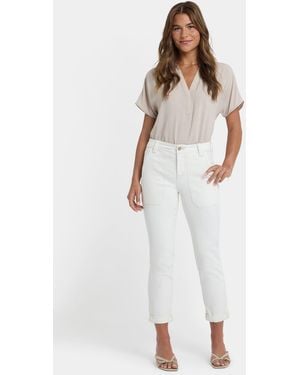 NYDJ Margot Girlfriend Jeans In Vintage White