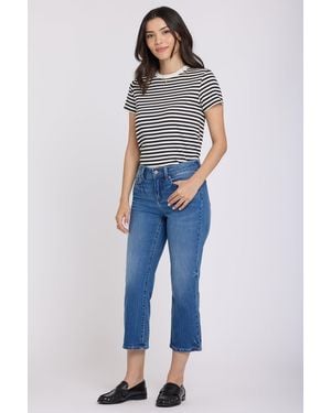 NYDJ Piper Relaxed Crop Jeans In Wild River - Blue