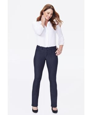 NYDJ Billie Mini Bootcut Jeans In Dark Enzyme - Blue
