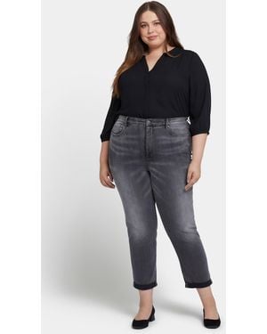 NYDJ Margot Girlfriend Pants - Black