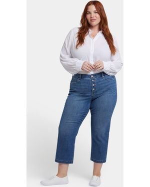 NYDJ Relaxed Piper Crop Jeans - Blue