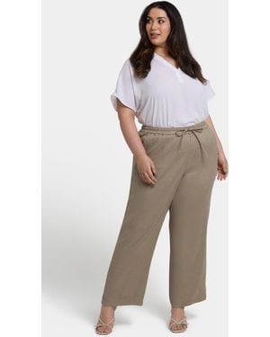 NYDJ Relaxed Drawstring Pull-on Pants - Multicolor
