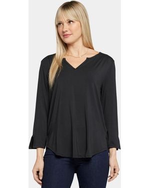 NYDJ Perfect T-shirt In Black