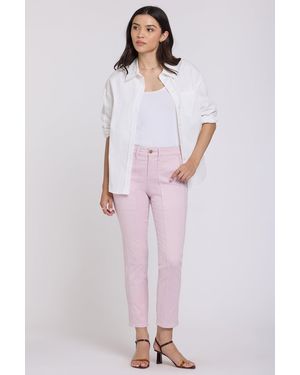 NYDJ Margot Girlfriend Jeans In Light Lilac - Pink