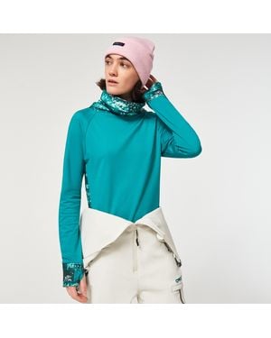 Oakley Damen Tc Aurora Midlayer - Blau