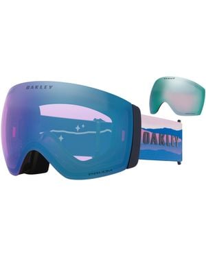 Oakley Herren Flight DeckTM Pro L Mikaela Shiffrin Signature Series Snow Goggles - Blau