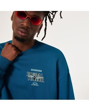 Oakley Futurescape Powder Crewneck - Blue