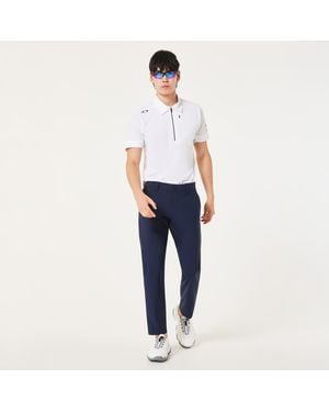 Oakley Skull Ideally Hybrid Zip Shirt - Blue