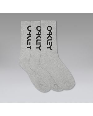 Oakley B1B Socks 2.0 (3 Pcs) - Gray