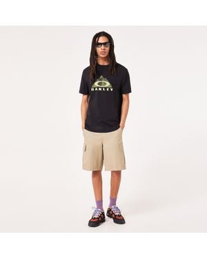 Oakley Lined Mountain Bark Tee - Blue