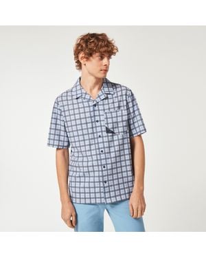Oakley Herren Sun Shirt Reduct - Blau