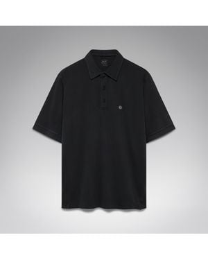 Oakley Ss Piquet Polo Metal Chest Coin - Black