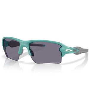 Oakley Oo9188 Flak 2.0 Xl Polarized Rectangular Sunglasses - Black
