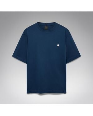 Oakley Ss T-Shirt Metallic Chest Coin - Blue