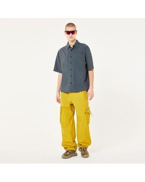 Oakley Poplin Ss Shirt - Blue