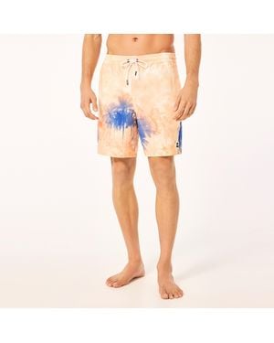 Oakley Uomo Canary Palms Rc 18 Beachshort - Rosa