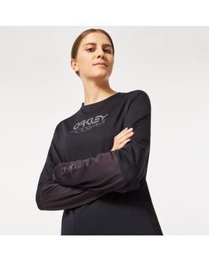 Oakley Wmns Factory Pilot Ls Jersey - Black