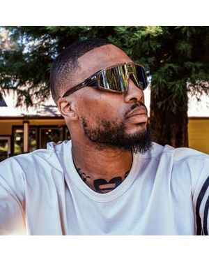 Oakley Uomo Damian Lillard Signature Series LatchTM Panel Occhiali Da Sole - Nero