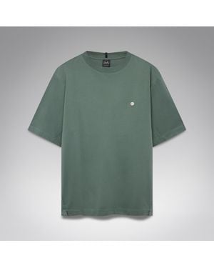 Oakley Ss T-Shirt Metallic Chest Coin - Green