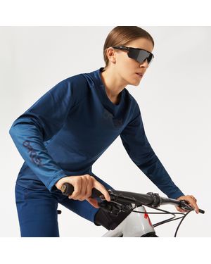 Oakley Wmns Factory Pilot Ls Jersey - Blue