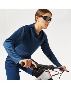 Oakley Damen Wmns Factory Pilot Ls Jersey - Blau
