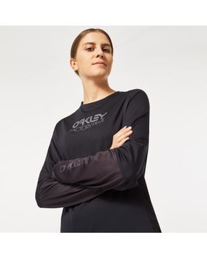 Oakley Wmns Factory Pilot Ls Jersey - Black
