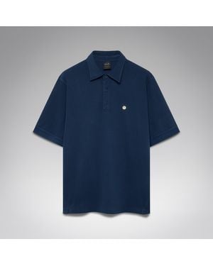 Oakley Ss Piquet Polo Metal Chest Coin - Blue