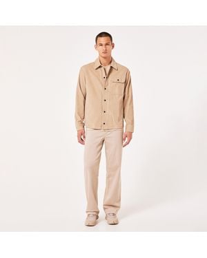 Oakley Cotton Corduroy Snap-Front Shirt - Natural
