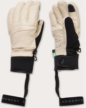 Oakley W. Peak Leather Gloves - Natural
