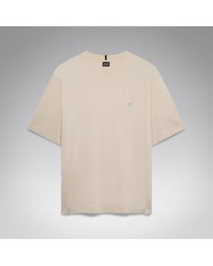 Oakley Ss T-Shirt Metallic Chest Coin - Natural